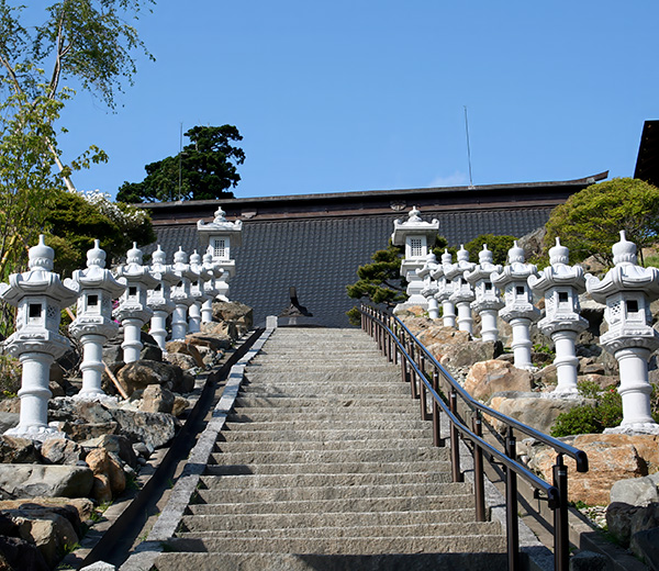 境内の風景